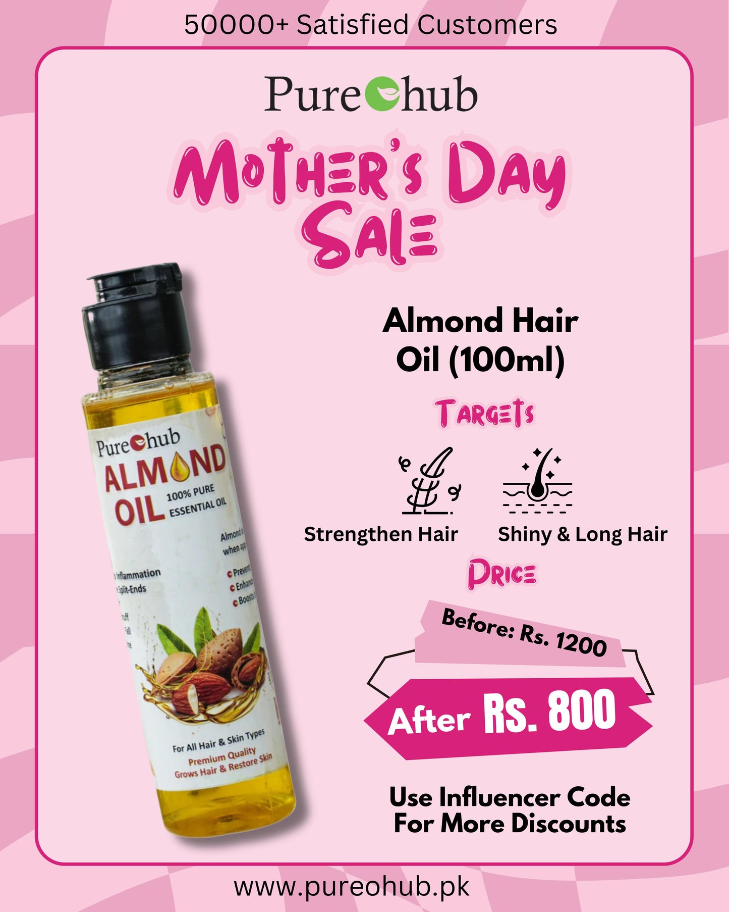 Mother,s Day Sale Almond Hair Oil (100ml)