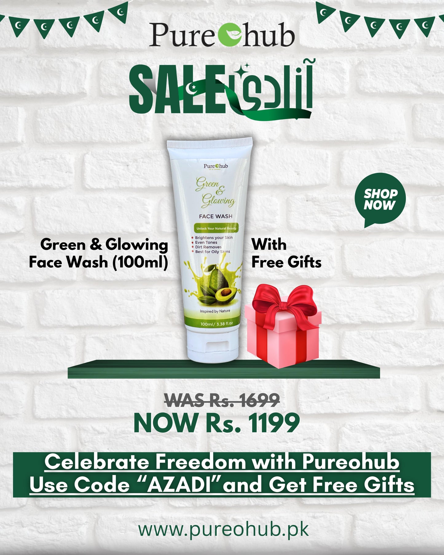 Green & Glowing Face Wash 100ML