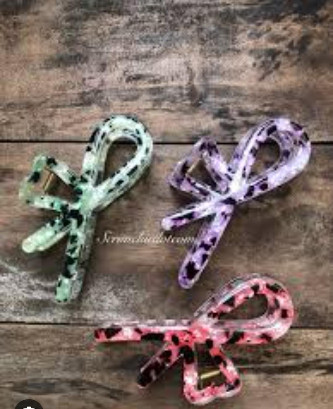 Jelly Bow Claw Clip KOREAN PRODUCT