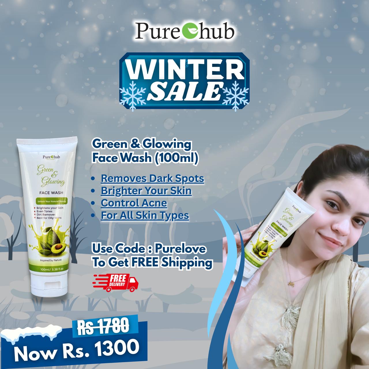 Green & Glowing Face Wash 100ML