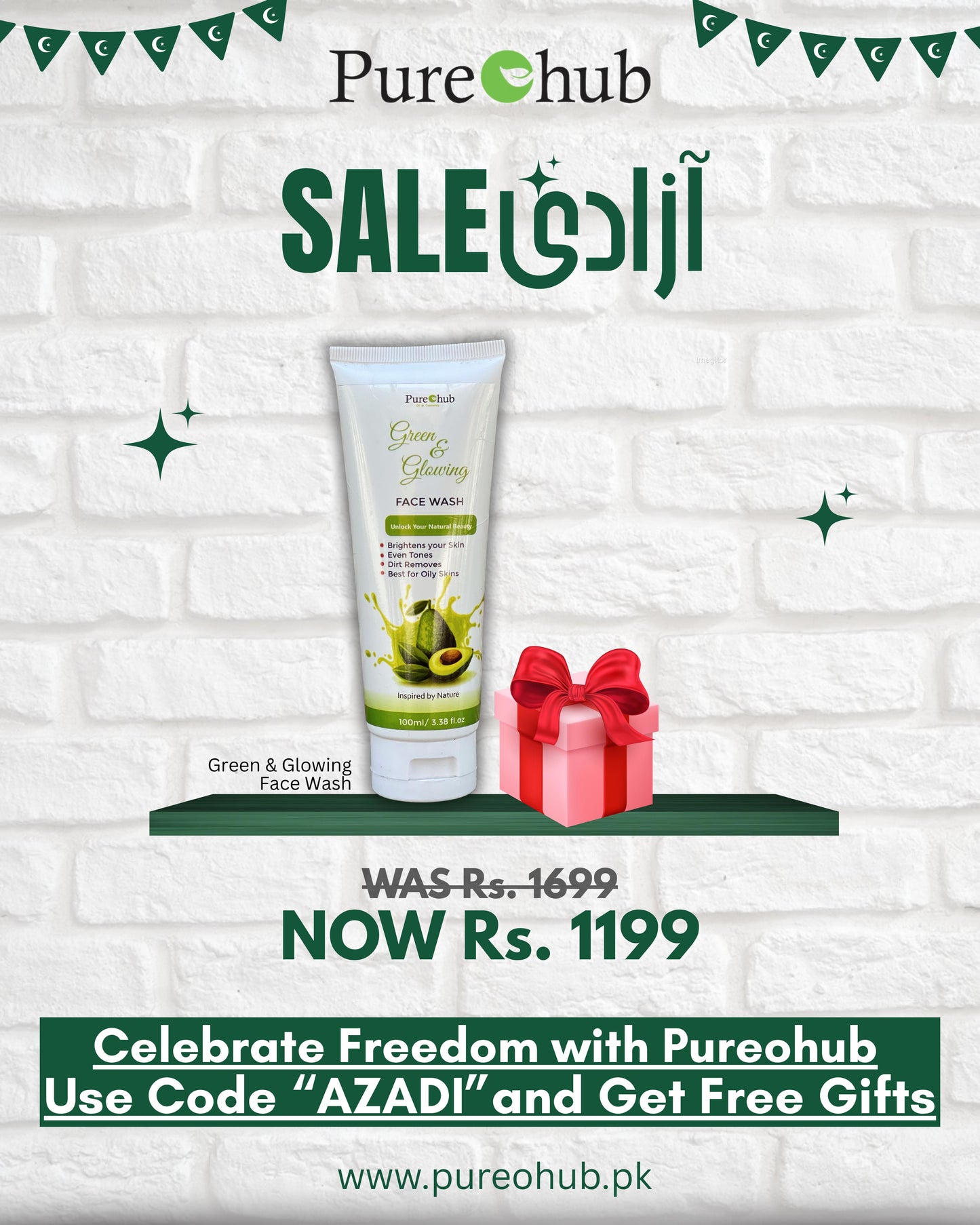 Green & Glowing Face Wash 100ML