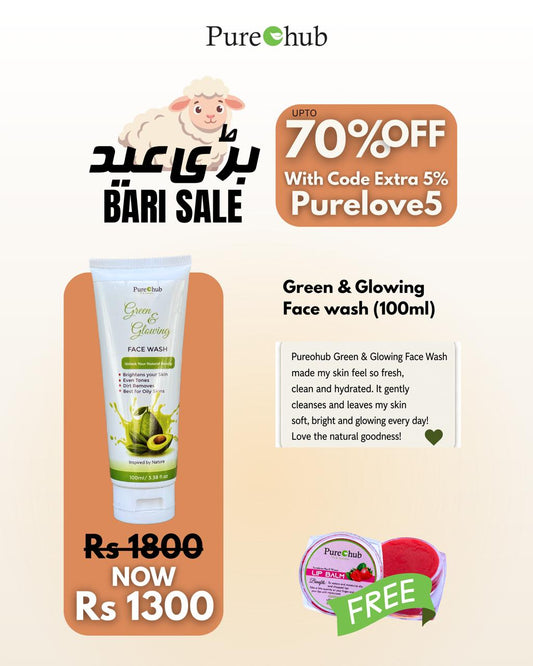 Green & Glowing Face Wash 100ML