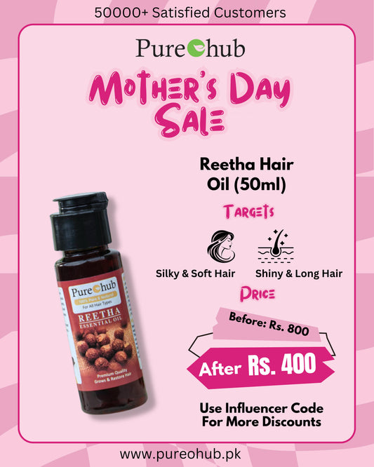 Mother,s Day Sale Reetha Hair Oil (50ml)