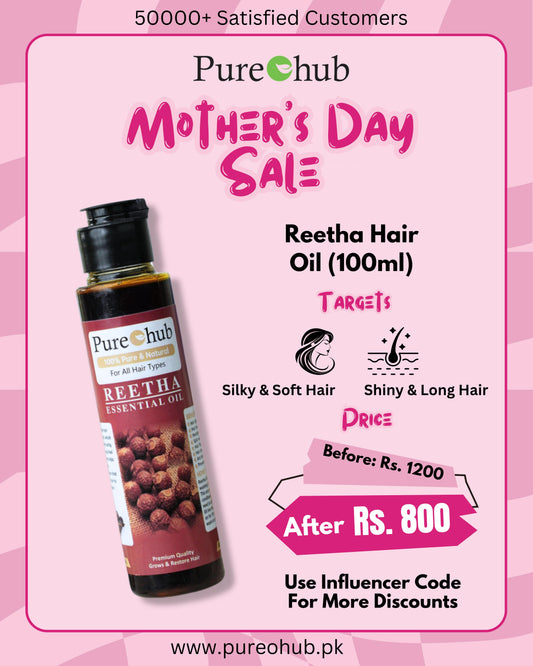 Mother,s Day Sale Reetha Hair Oil (IOOml)