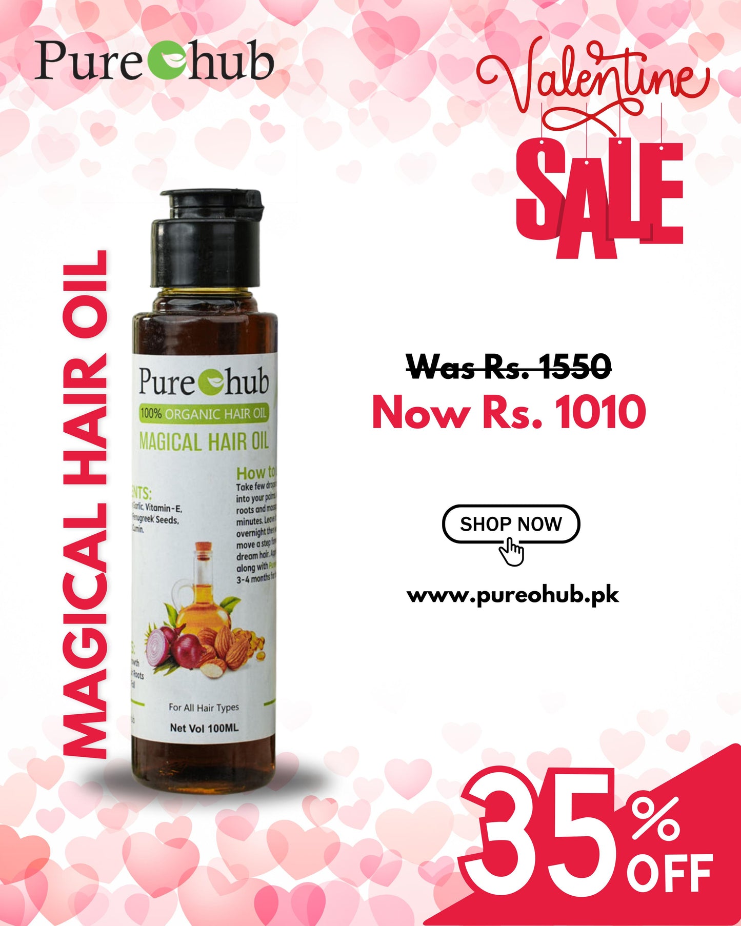 HAIR OIL ( VALENTINE ) 100ml