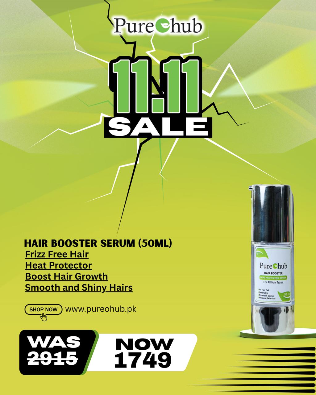 Hair Booster Serum 50 ml – Daily Use & Heat Protection