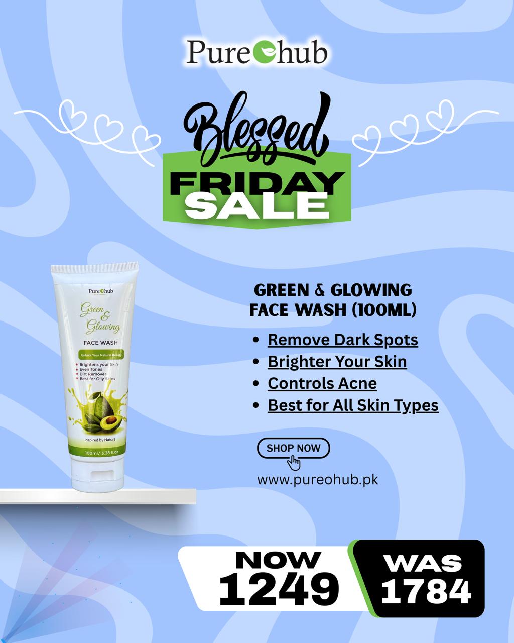 Green & Glowing Face Wash 100ML