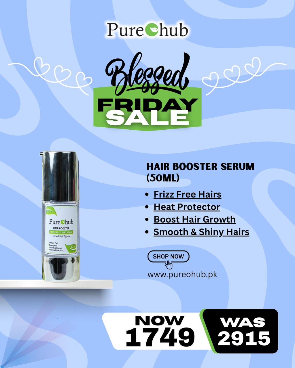 Hair Booster Serum 50 ml – Daily Use & Heat Protection