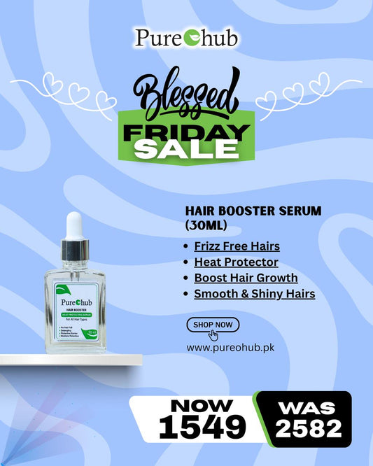 Hair Booster Serum 30 ml – Daily Use & Heat Protection.