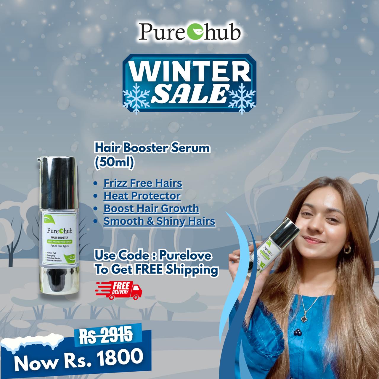 Hair Booster Serum 50 ml – Daily Use & Heat Protection