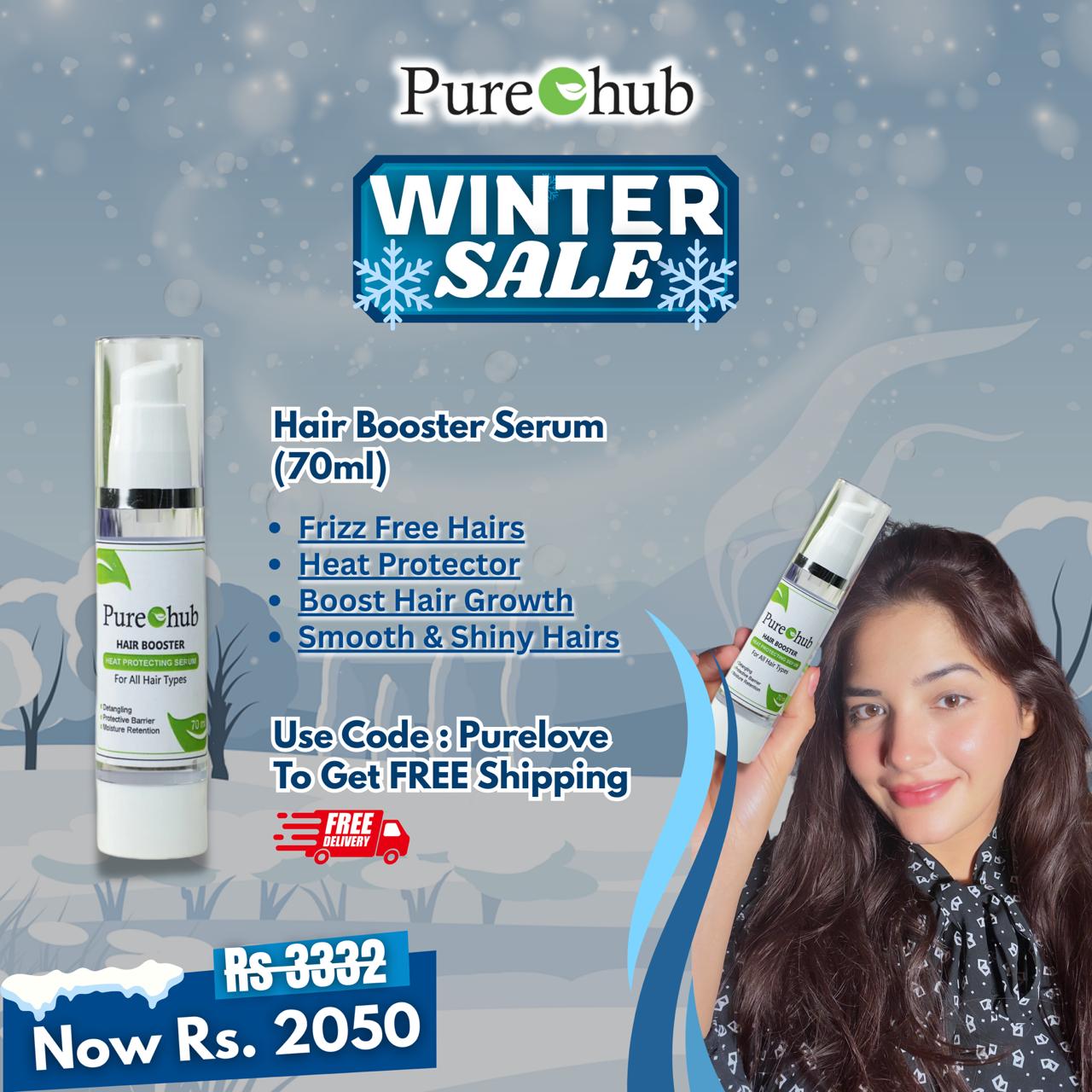 Hair Booster Serum   70 ml  – Daily Use &amp; Heat Protection