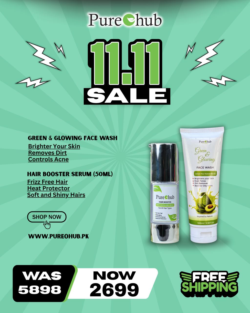 Face Fresh + Hair Shield Combo